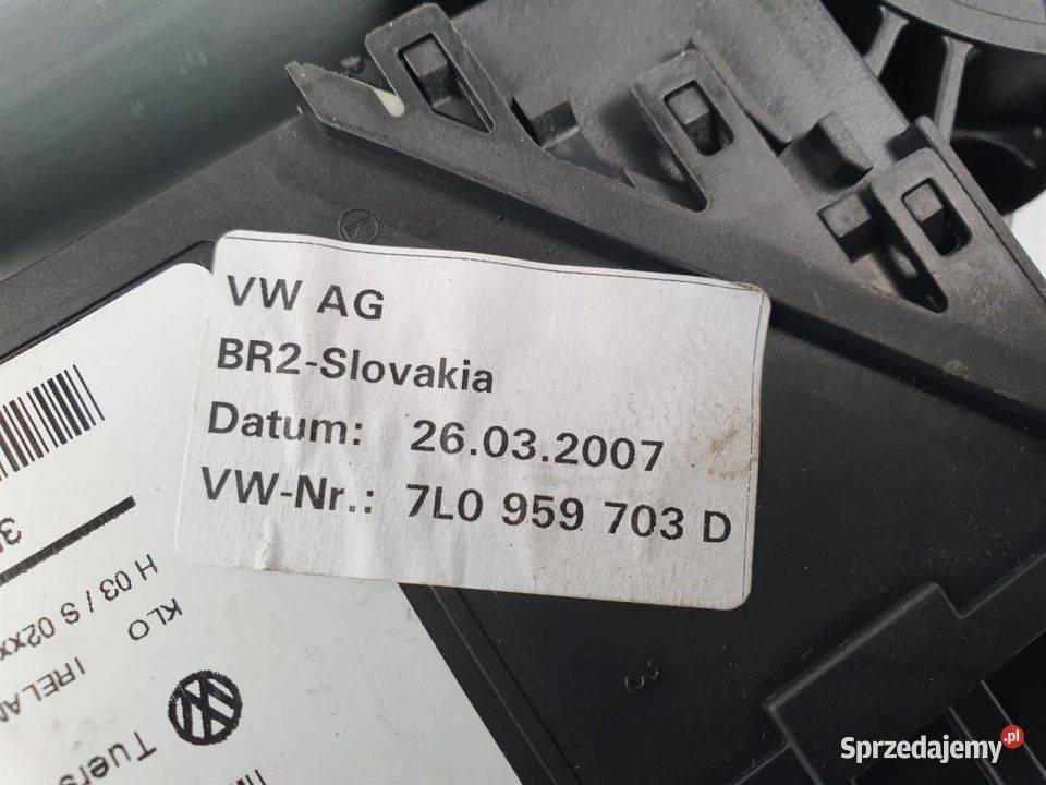 SILNICZEK SZYBY LP VOLKSWAGEN TOUAREG 3D0959795F Lipno