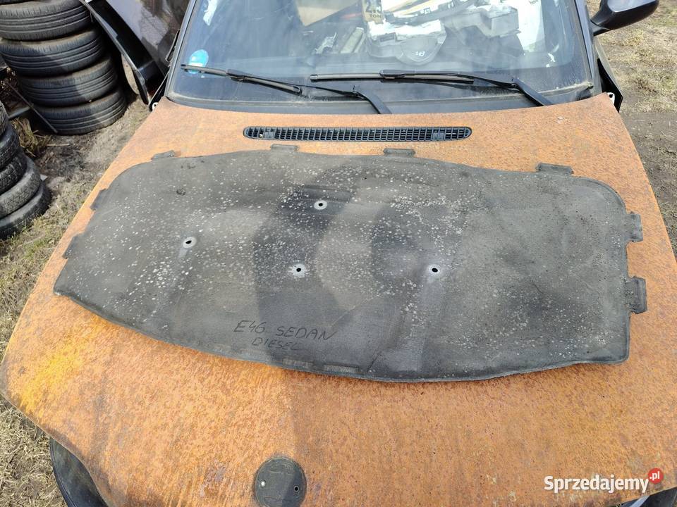 Bmw e46 wyciszenie maski przód oryginał Maski Aleksandrów Łódzki