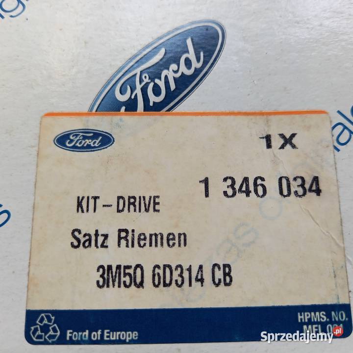 13460343M5Q6D314CB Pasek wielorowkowy Ford Focus małopolskie Kraków
