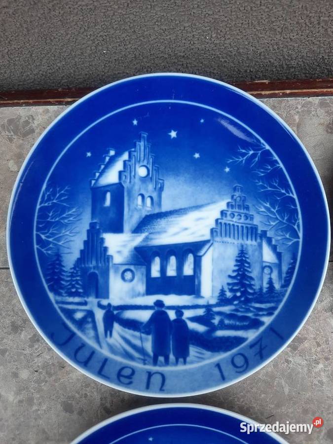 Stara porcelana talerze święta Kirke Platten