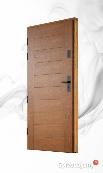 Drzwi Zewnętrzne Wejściowe Drewniane FLADER Bytom