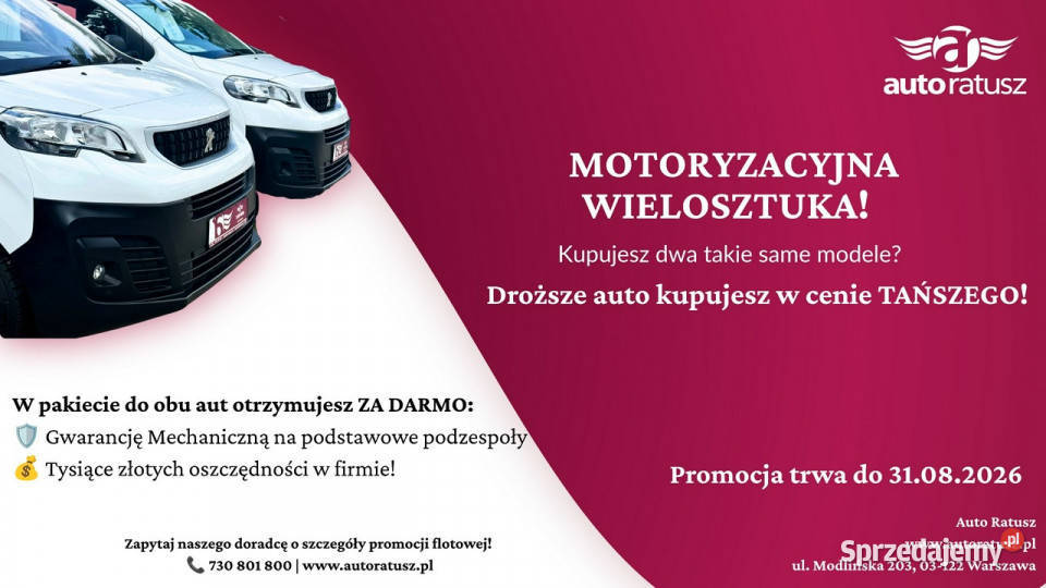 Ford Transit Custom Fv 23 AutomatLed20 D Warszawa