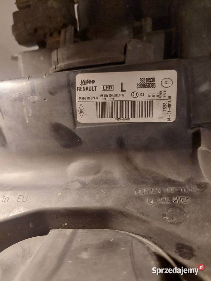 Lampy przód Renault Modus ORYGINAŁ osobowe mazowieckie Warszawa