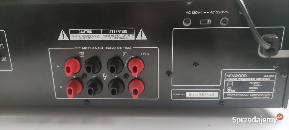 Wzmacniacz Kenwood KA660 Kutno