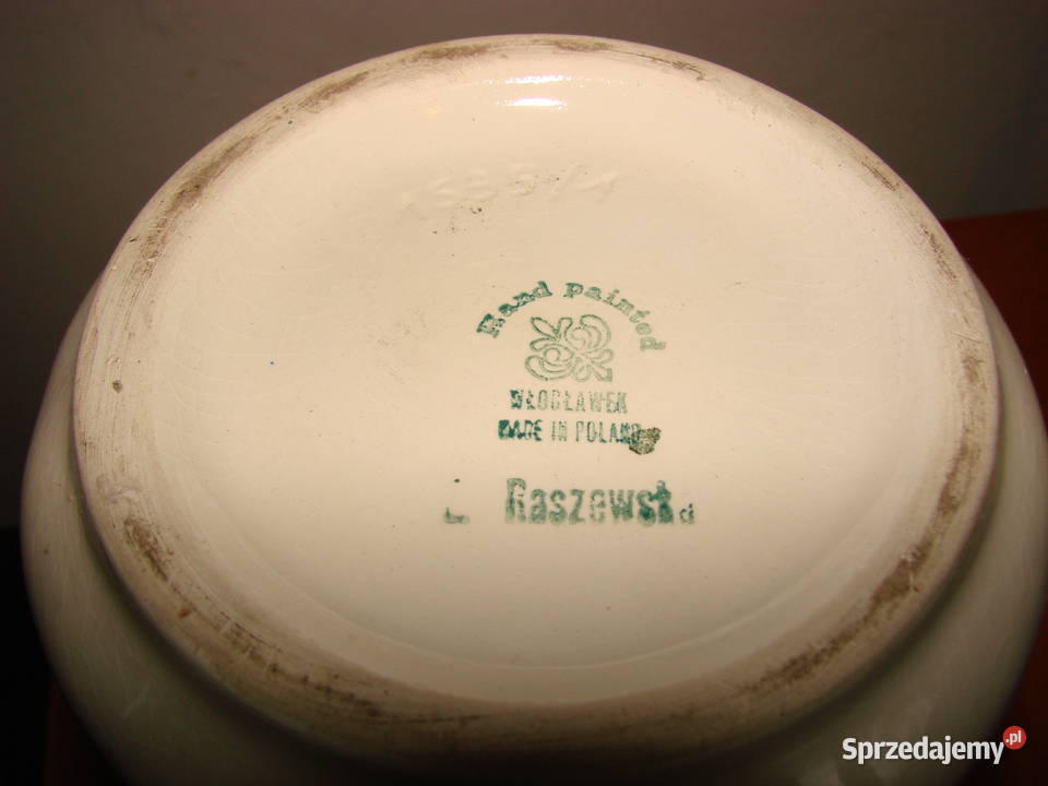 Włocławek fajansowy pojemnik kuchenny PRL Porcelana i szkło pomorskie