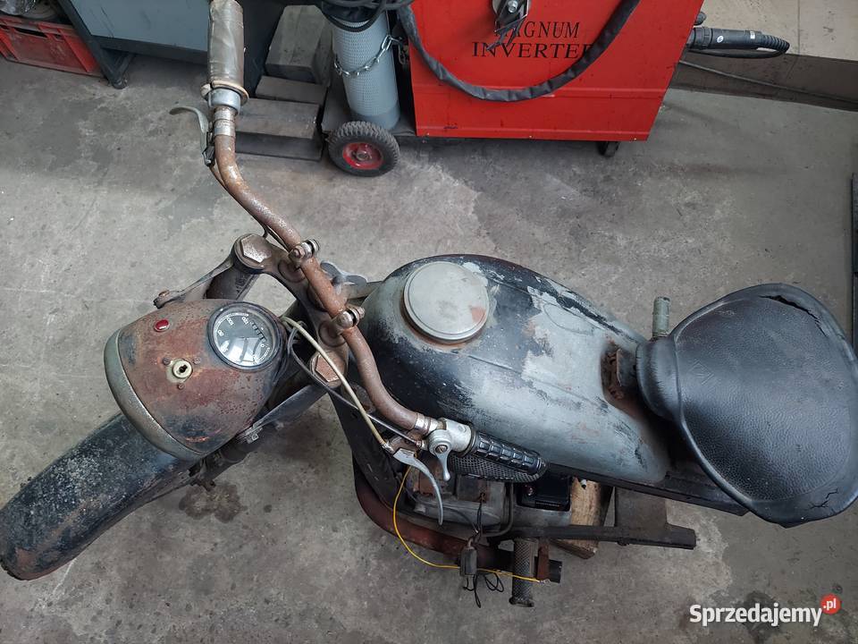 Emw bmw r35 awo simson 1955 na chodzie