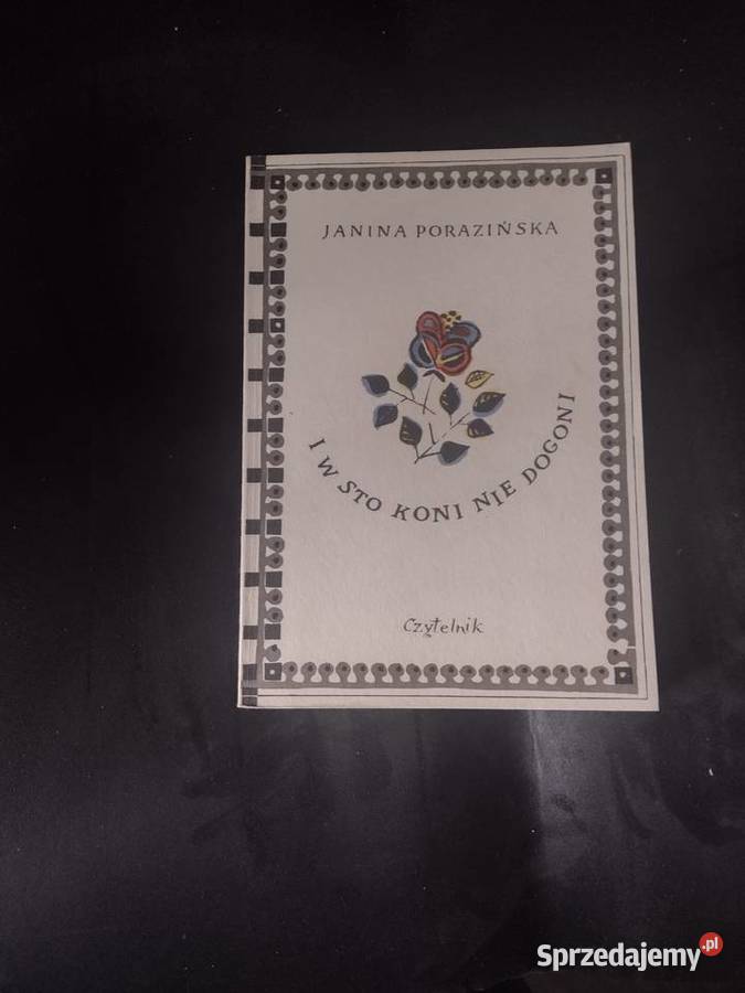 I w sto koni nie dogoni Czarna sprzedam