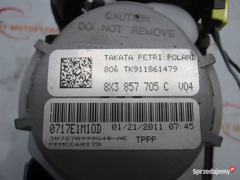 AUDI A1 I 8X pas bezpieczeństwa lewy przód świętokrzyskie Kielce sprzedam