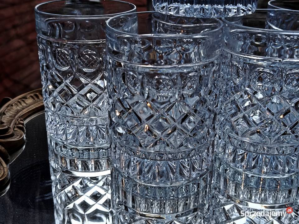 Szklanki kryształowe do whisky 6 sztuk