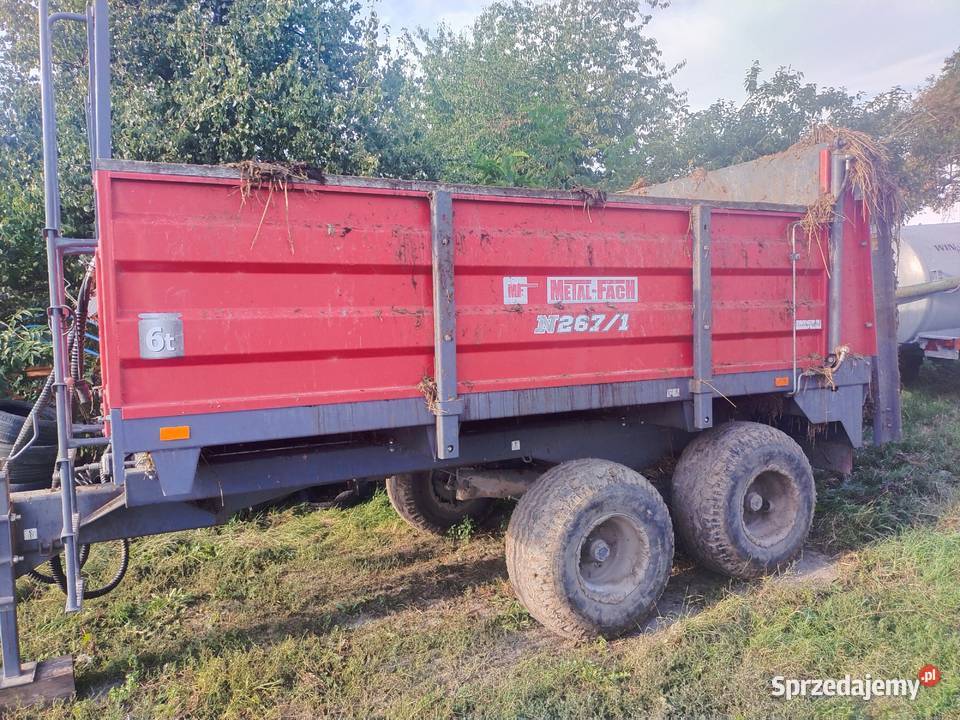 Sprzedam rozrzutnik obornika 6 ton 2017 NOWY nieuszkodzony łódzkie Łęczyca