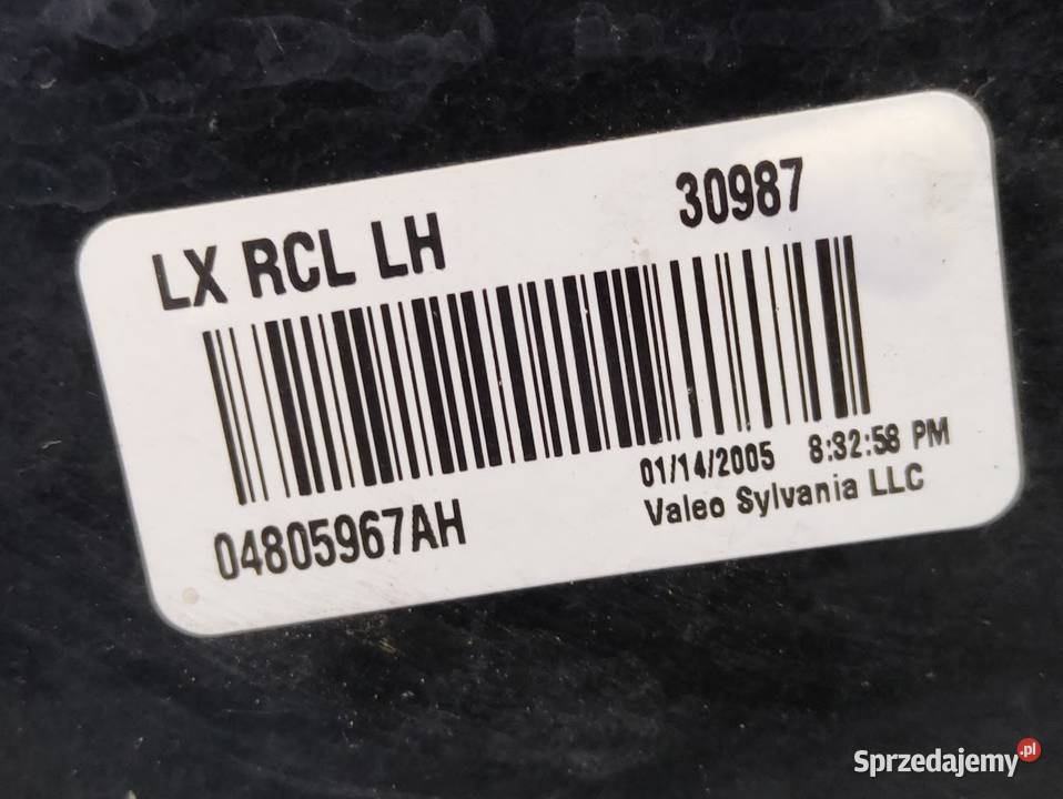 Lampa Lewy Tył Chrysler 300C Kombi 20042010 Pleszew