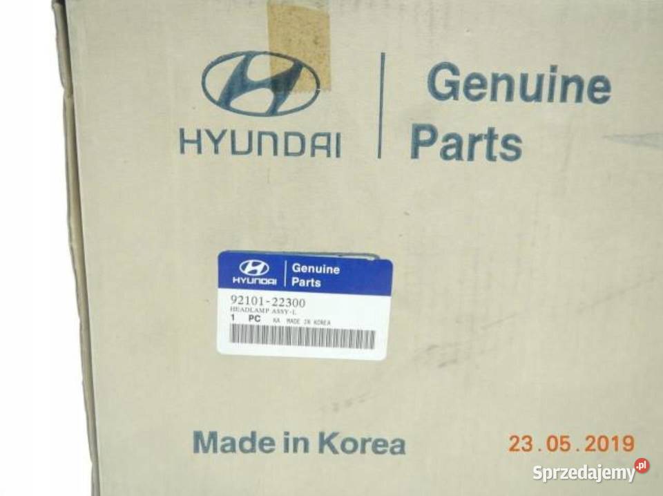 LAMPA LEWY PRZÓD HYUNDAI EXCEL 9599 9210122300