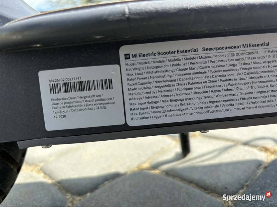 Xiaomi Mi Electric Scooter Essential Zaczernie
