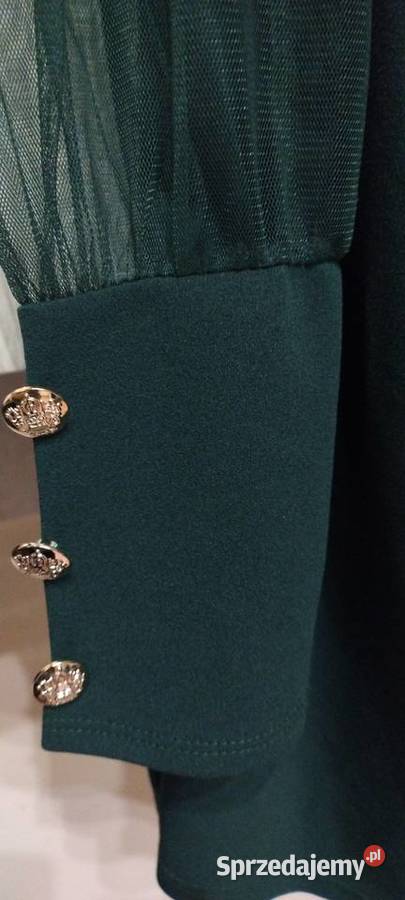 Sukienka w kolorze ciemnozielonym Lublin