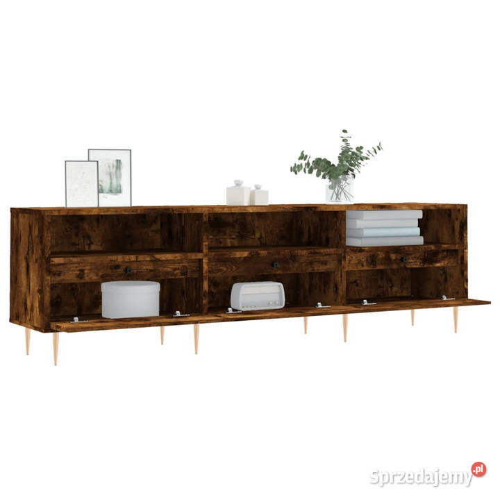 Szafka pod TV przydymiony dąb 150x30x445 mazowieckie Warszawa sprzedam