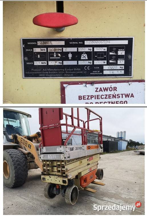 Podest ruchomy samojezdny nożycowy JLG Wieluń