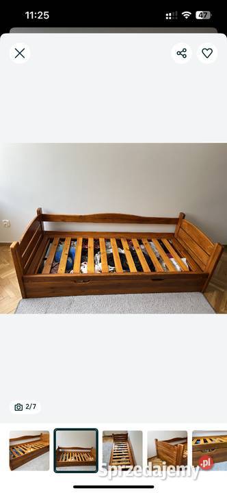 Łóżko drewniane 80x180 Działoszyce