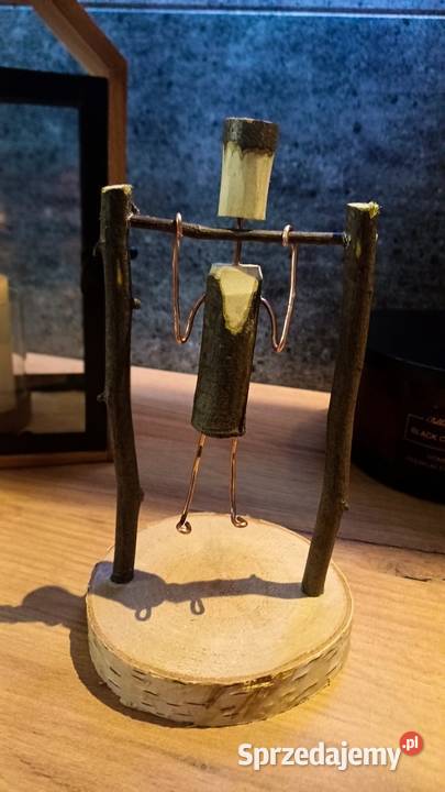 Figurka z drewna Handmade Zabrze