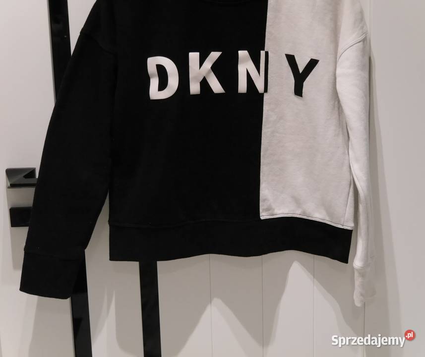 DKNY fajna bluza biało czarna 36 S dolnośląskie Wrocław