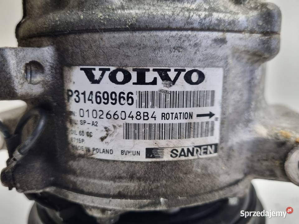 SPRĘŻARKA KLIMATYZACJI Volvo V40 II 15 T2 pompa lubelskie Chełm