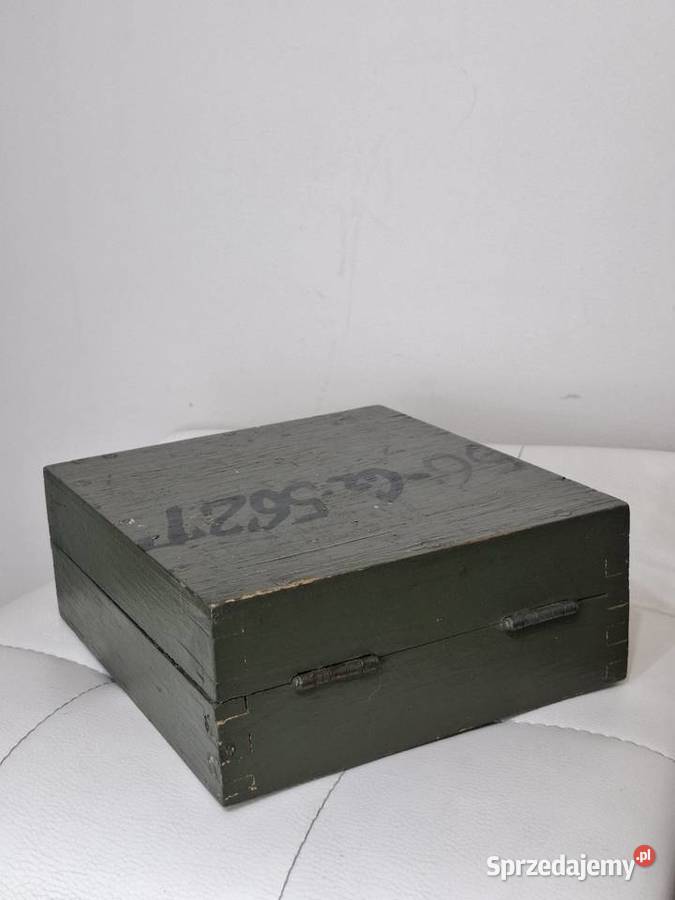 Wojskowa skrzynka drewniana lwp zsrr sygnowana Kraków