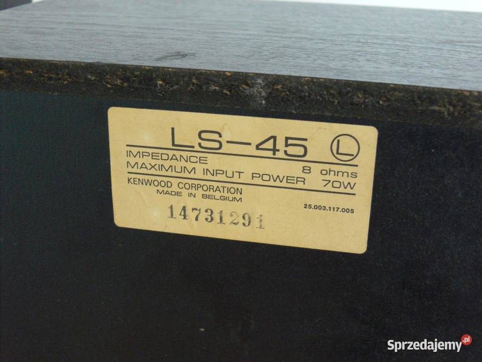 Kolumny Kenwood LS45 mocne 2 x 70 wat WYSYŁKA Słuchawki i głośniki
