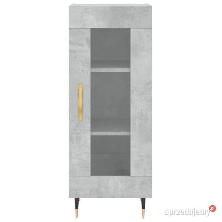 Szafka szarość betonu 345x34x90 materiał mazowieckie Warszawa