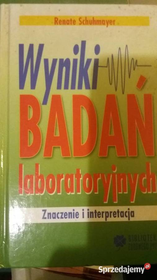 Wyniki badań laboratoryjnych książka Warszawa