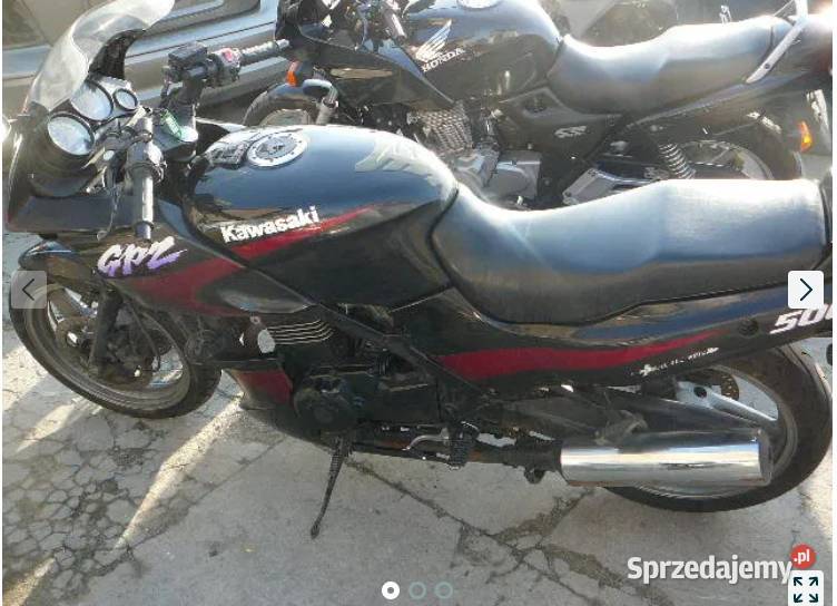 Rama dokumentacja Kawasaki GPZ 500S Ostrów Wielkopolski