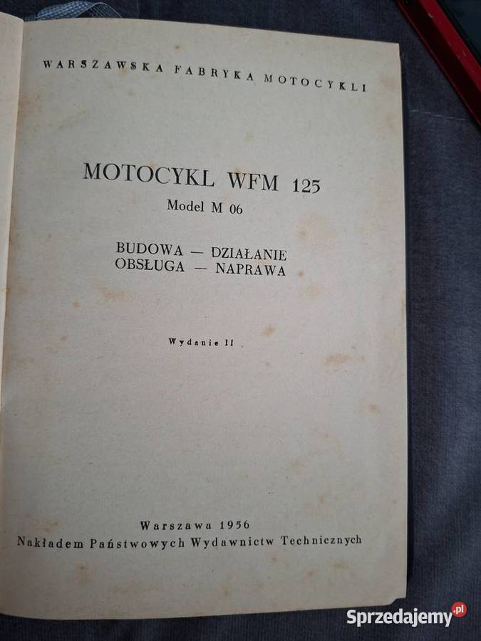 Instrukcja budowa działanie obsługa naprawa WFM Koszalin