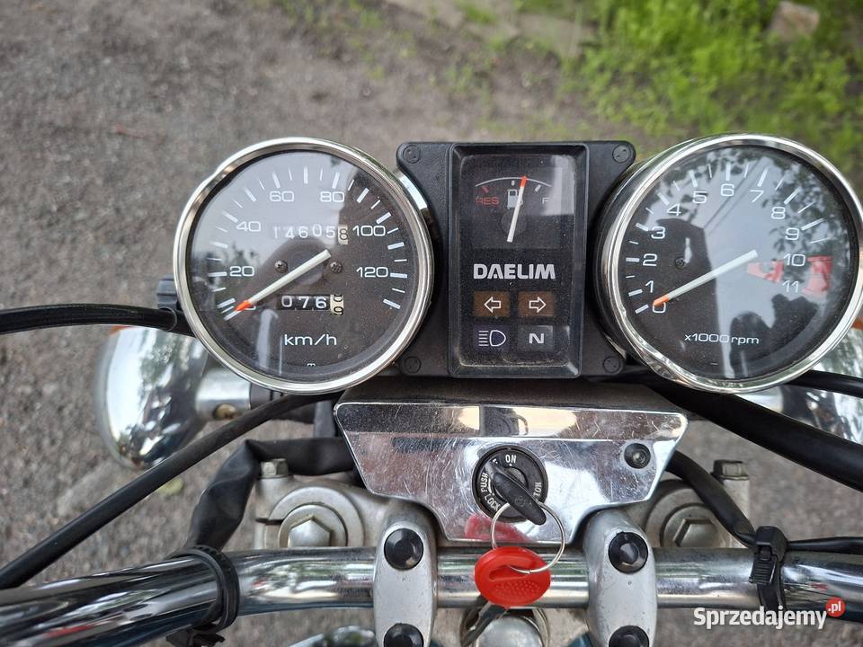 Motocykl Daelim vs 125 chopper wielkopolskie Jarocin