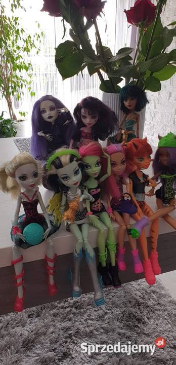 10 oryginalnych lalek Monster High Mattel