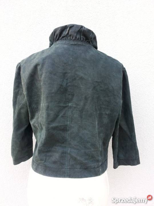 Religion skórzany szary żakiet śląskie