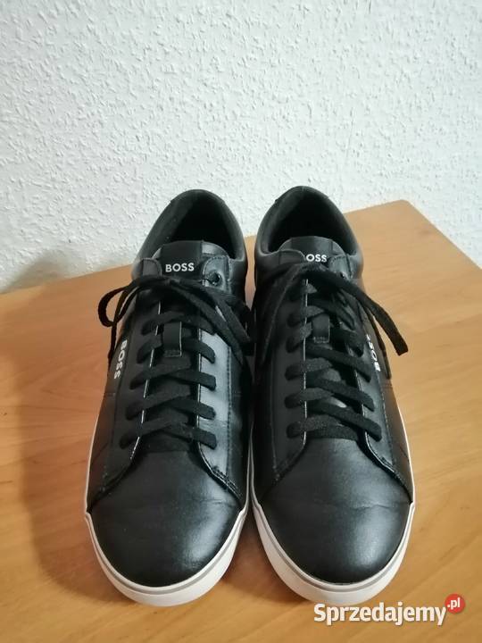 Hugo Boss 50486653 czarne sneakersy skórzane