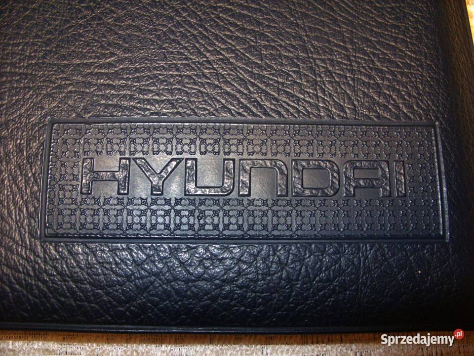 Hyundai Pony Instrukcja obsługi książka papiery Nowy Staw