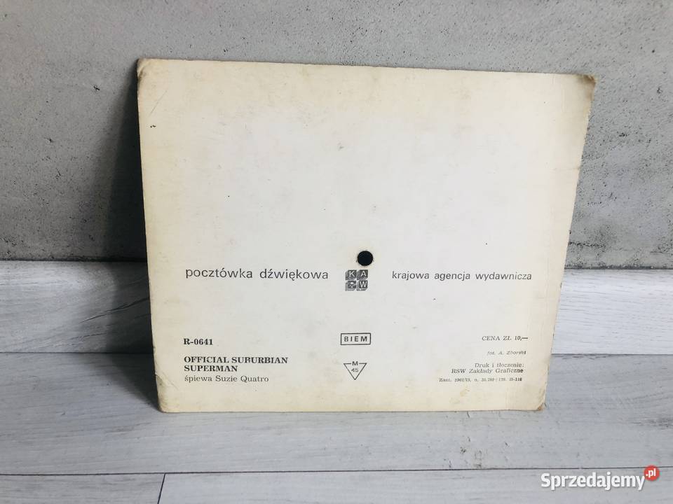 Pocztówka dźwiękowa Suzie Quatro Płyty i kasety Łódź