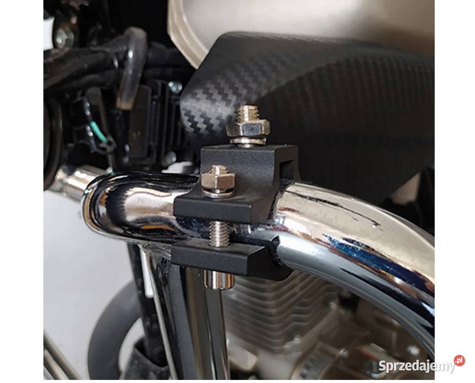 OBEJMA UCHWYT HALOGENÓW MOTOCYKLA NA GMOL