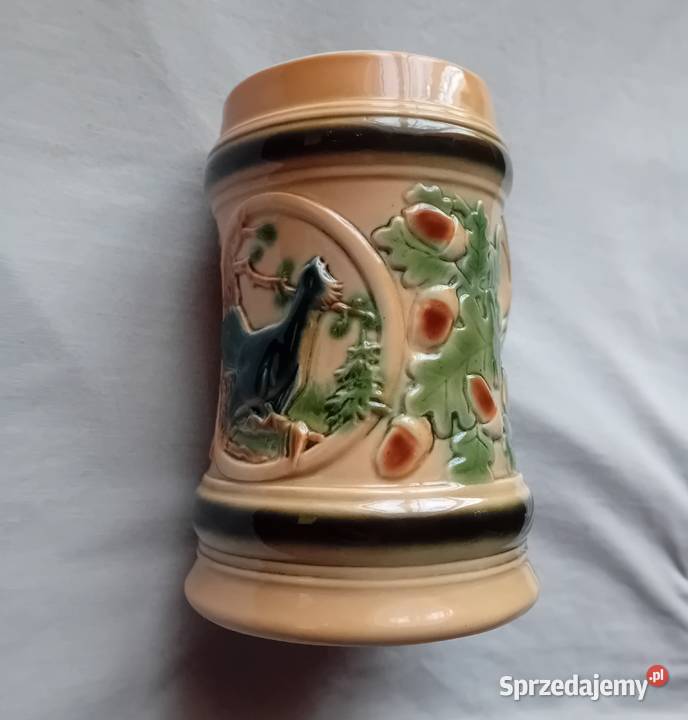 Kufel myśliwski Sitzendorf sygnatura stosowana Birofilistyka Koźminek