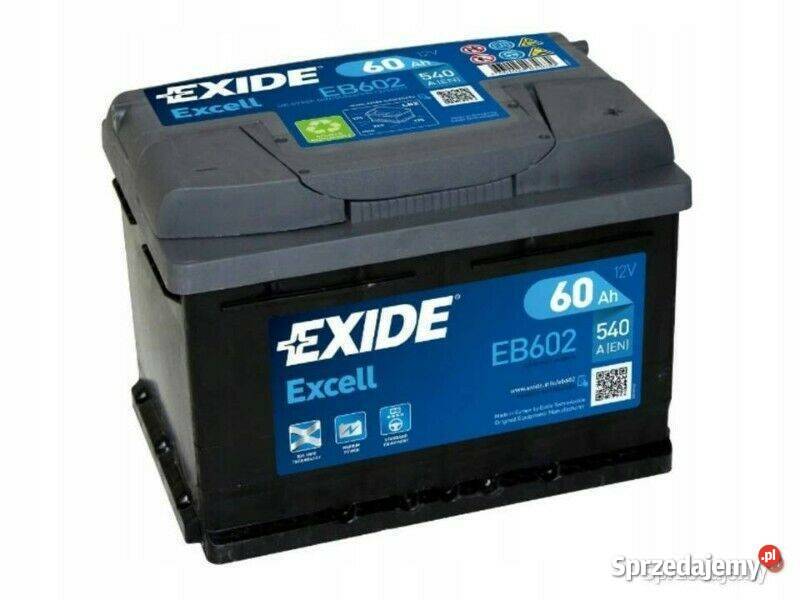 Akumulator Exide Excell 60Ah 540A osobowe