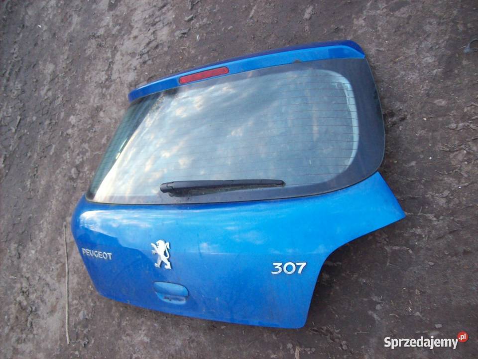 Peugeot 307 Tylna klapa z szyba mazowieckie Mińsk Mazowiecki