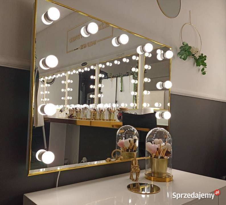 Lustro BEAUTY Tafla Złota ramka 9070 Nowy Targ