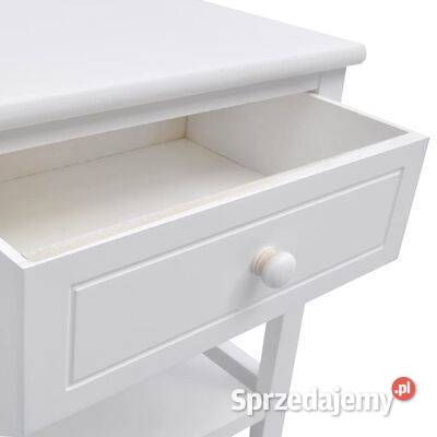 vidaXL Szafki nocne 2 drewniane białeSKU242871 Warszawa