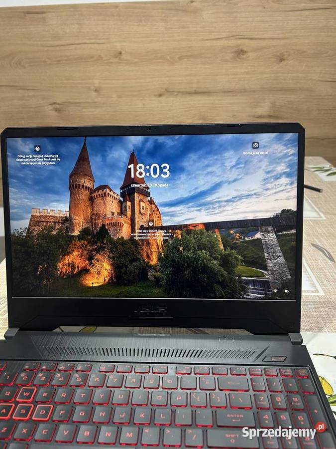 Laptop gamingowy Asus tuf gaming