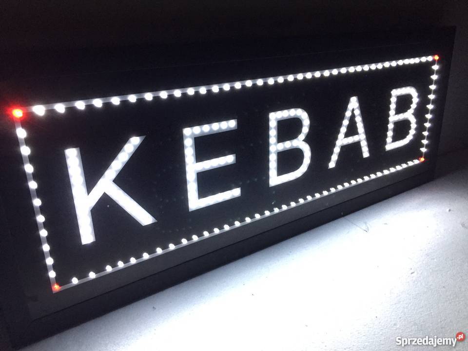 LED reklama KEBAB szyld 120 zewnętrzna NOWA Pomiechówek