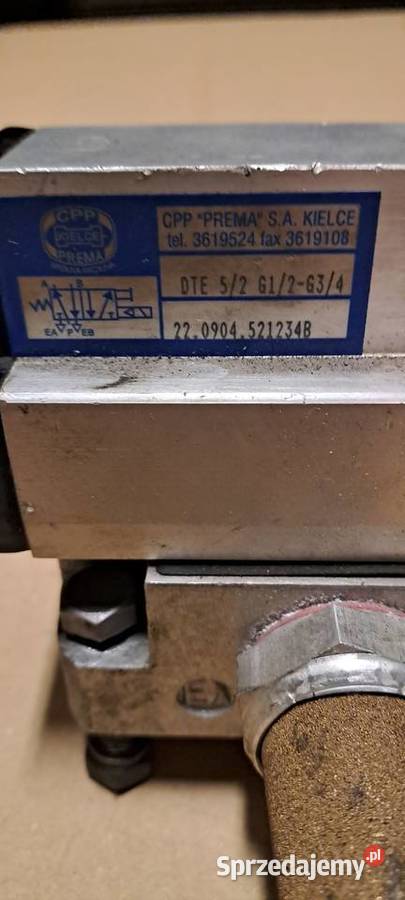 Zawór pneumatyczny Prema DTE 52 G12G34 24V DC Pozostałe Poznachowice Dolne sprzedam