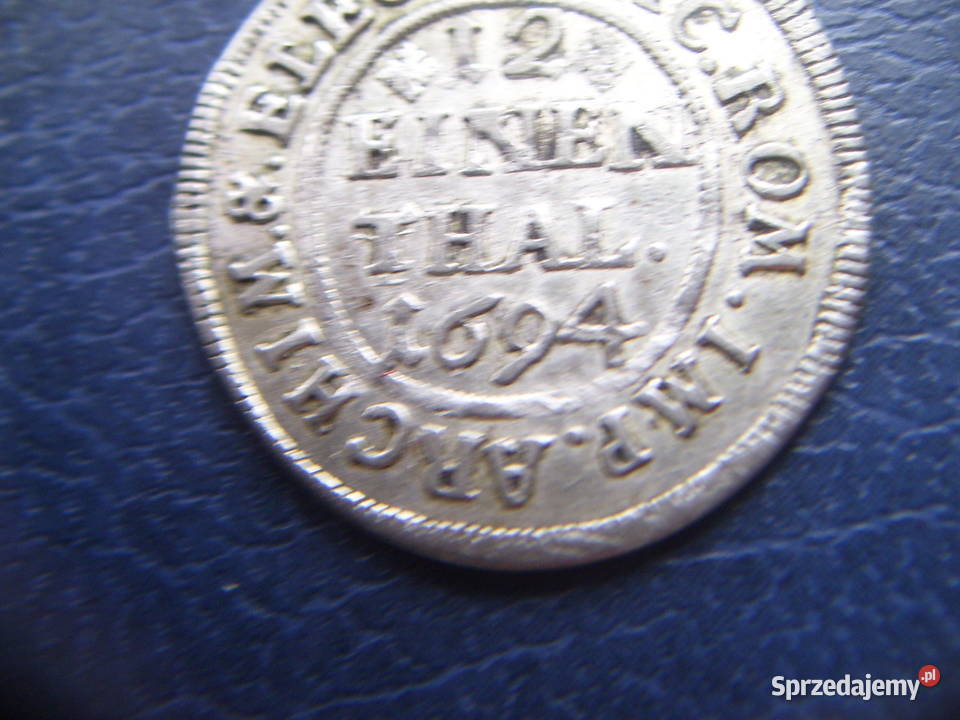 Stare monety 112 talara 1694 Saksonia Niemcy Lesko