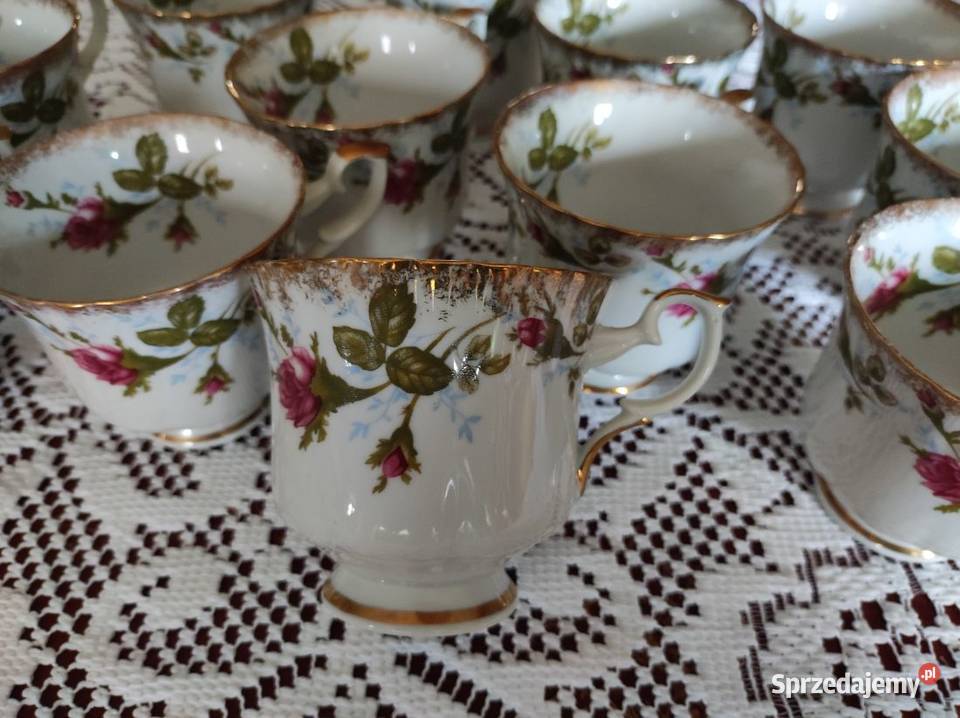 filiżanka Złocona złota Róża Iwona Chodzież Kielce