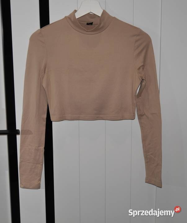 Shein fajna beżowa bluzeczka 34 XS Bez wzoru