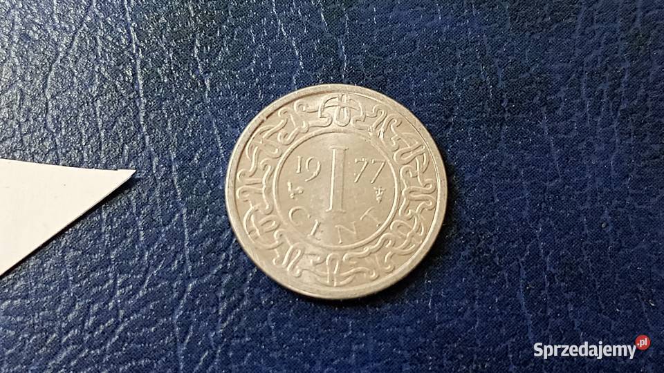Stare monety 1 cent 1977 Surinam Lesko