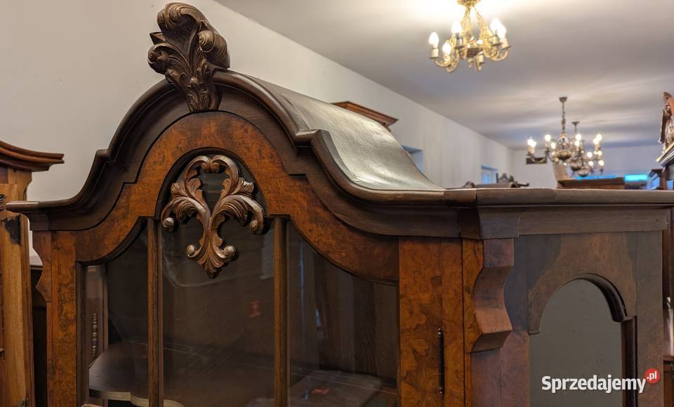 Witrynaserwantka neobarok czeczotaszer 1115 Antyki, Sztuka, Kolekcje Dąbrowa Górnicza